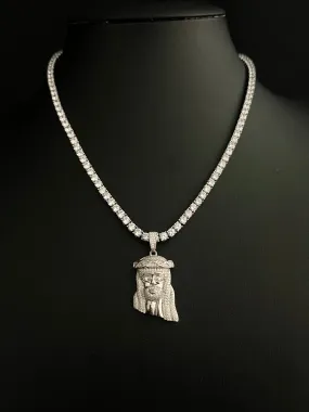 1ct Jesus Pendant