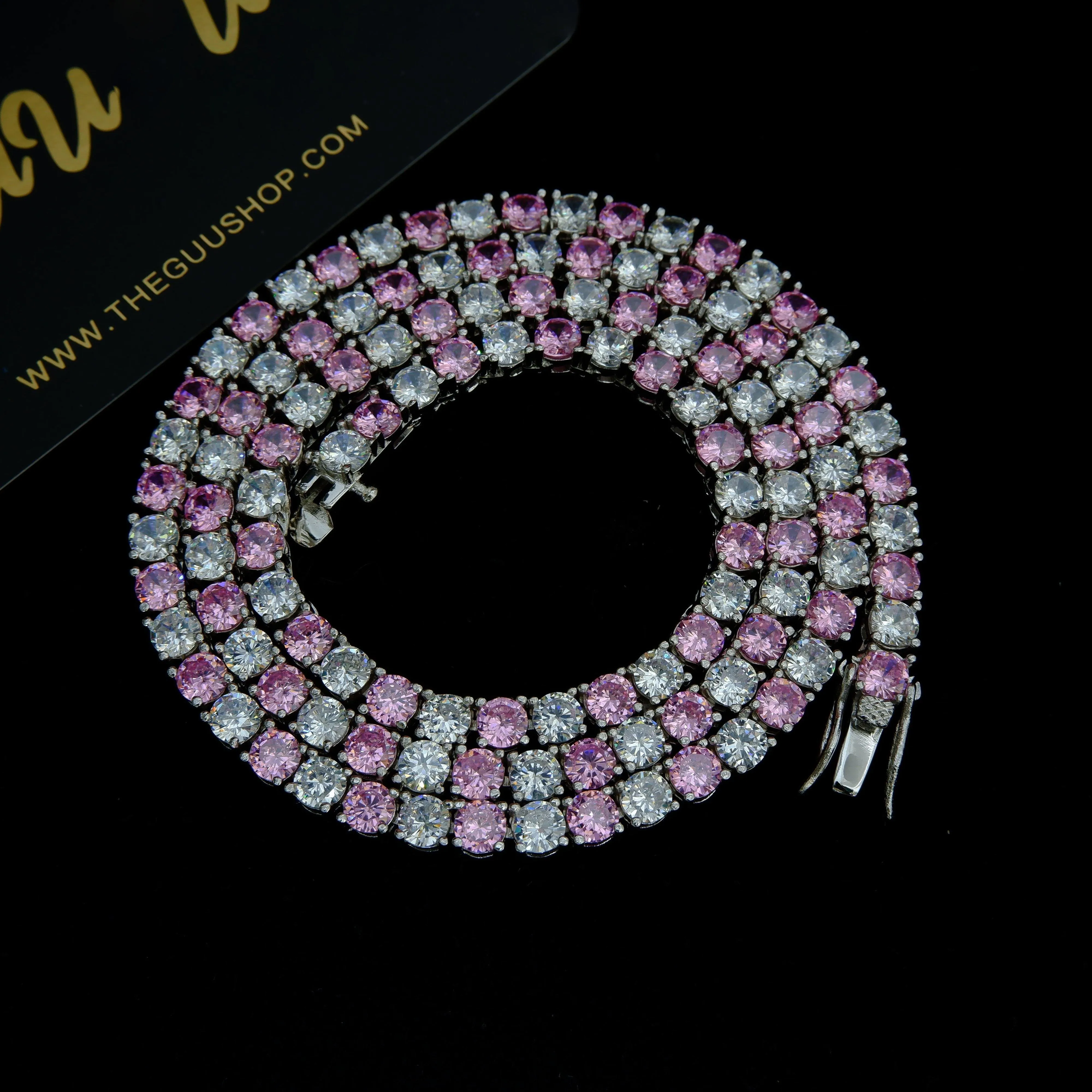 2020 New 4mm Multicolor Iced Tennis Chain
