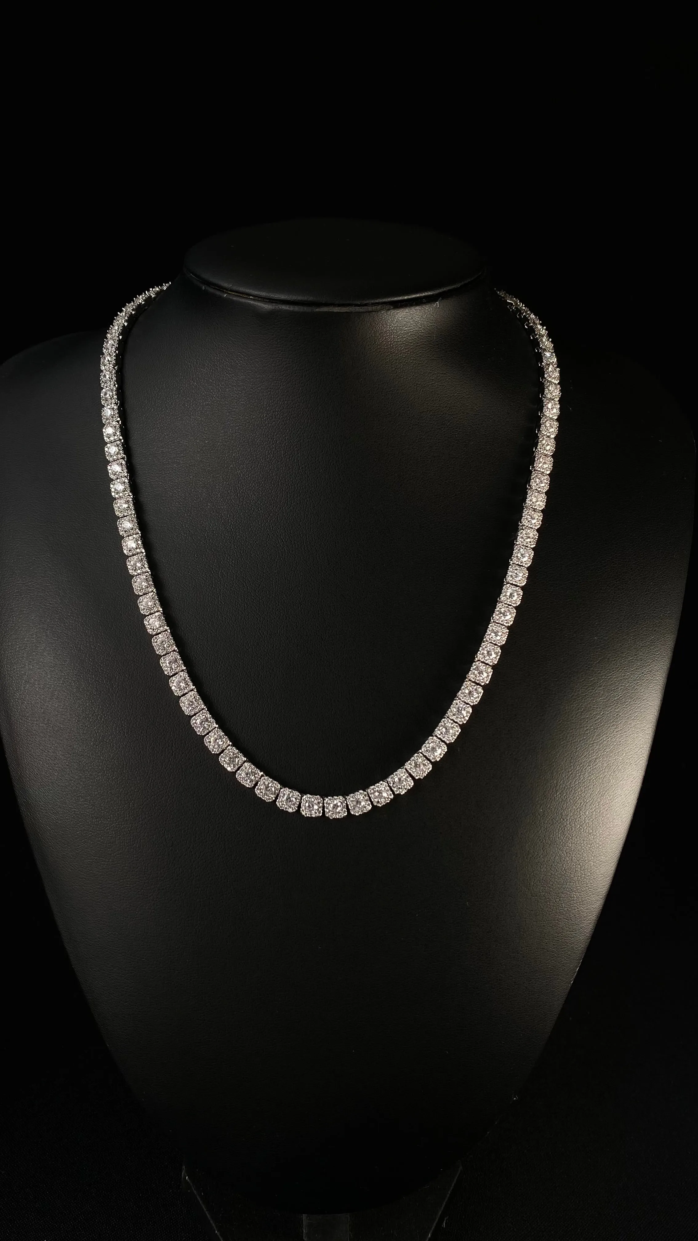 5MM Tennis Chain White Gold