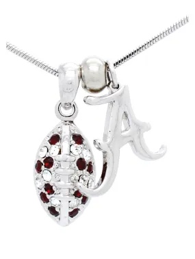 Alabama Mini Football Necklace