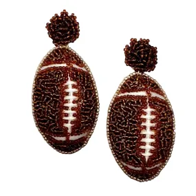 Allie Beads - Football Earrings