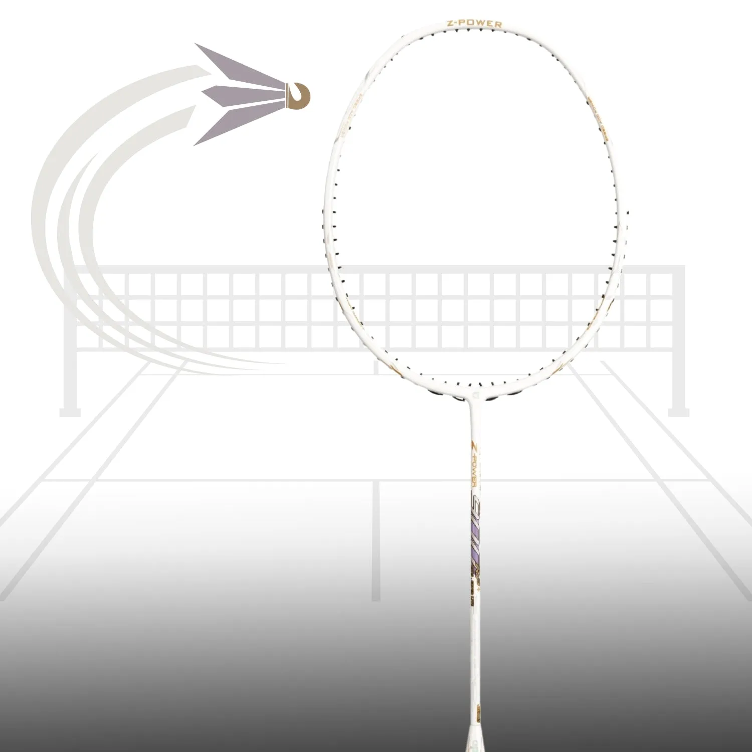 Apacs Z Power 900 RP   Super Lite Badminton Racquet without Cover (7U)