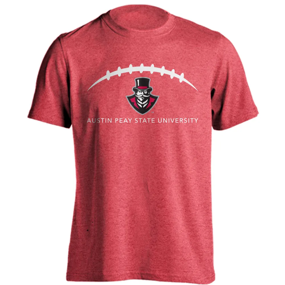 Austin Peay Governors Football Laces T-Shirt