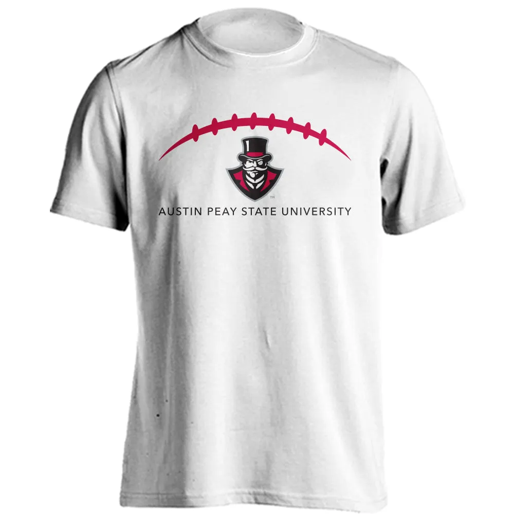 Austin Peay Governors Football Laces T-Shirt