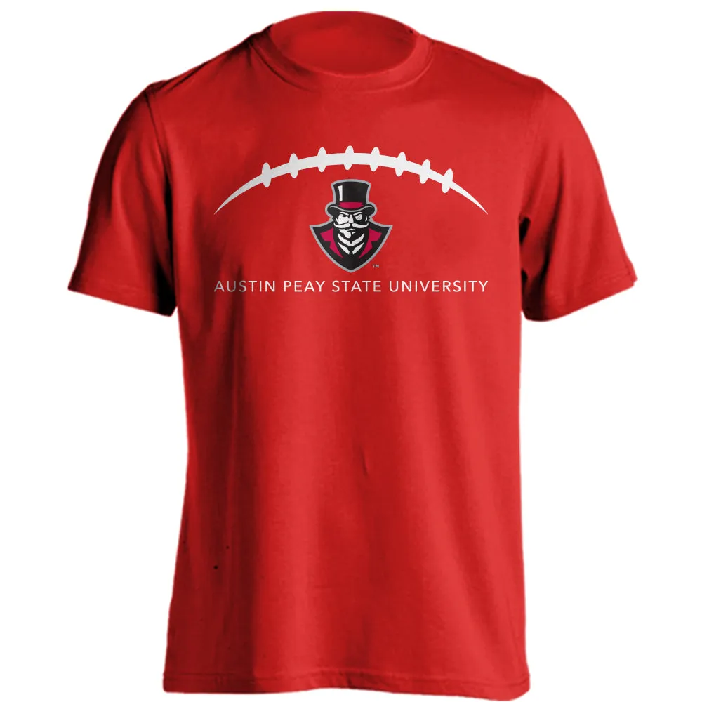Austin Peay Governors Football Laces T-Shirt
