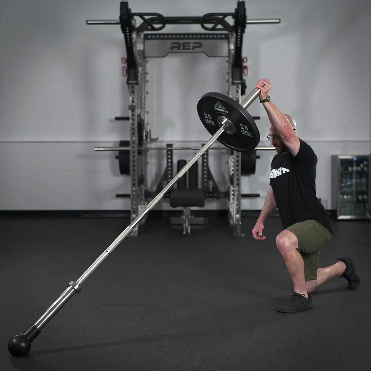 Barbell Bomb   Landmine Grip