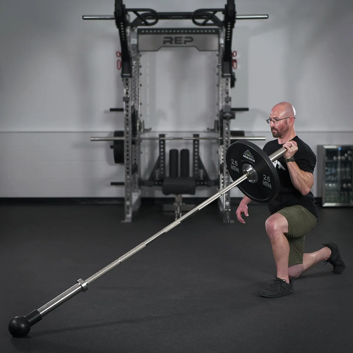 Barbell Bomb   Landmine Grip