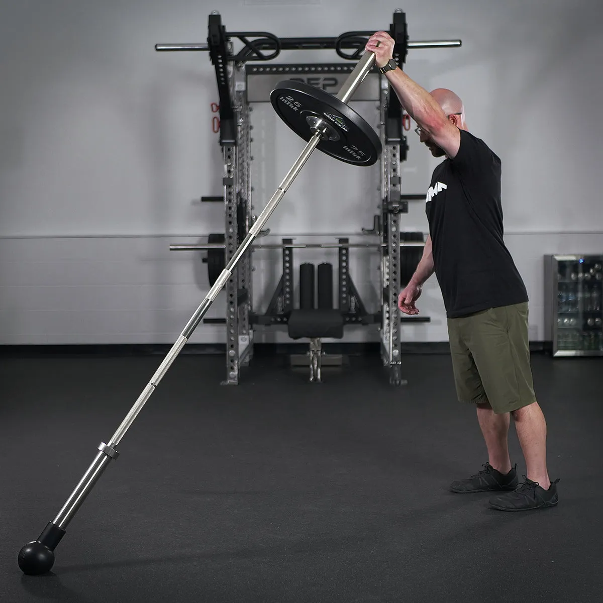 Barbell Bomb   Landmine Grip