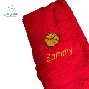 Basketball Ball Towels - Personalised