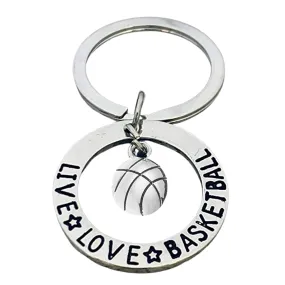 Basketball Keychain - Live Love Basketball