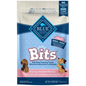 BLUE Bits Soft-Moist Training Treats; Salmon Recipe, 4 oz