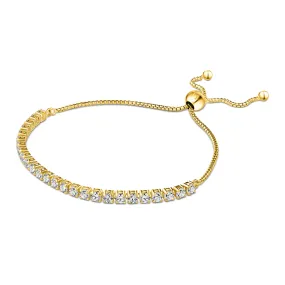 BRACELET ITALY HALF TENNIS WHITE STONES IPYG