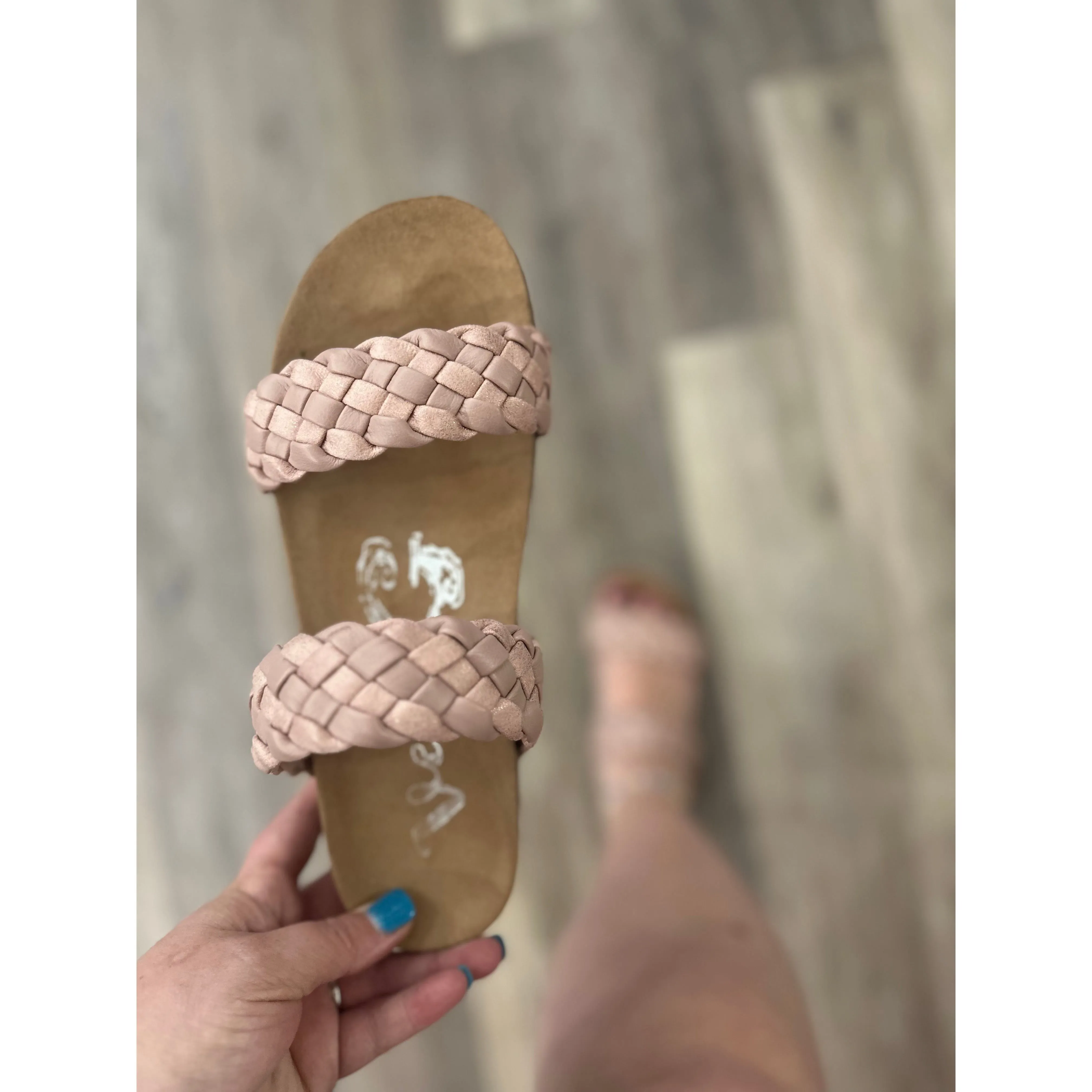 'Braidon' BLUSH   Very G Wedge