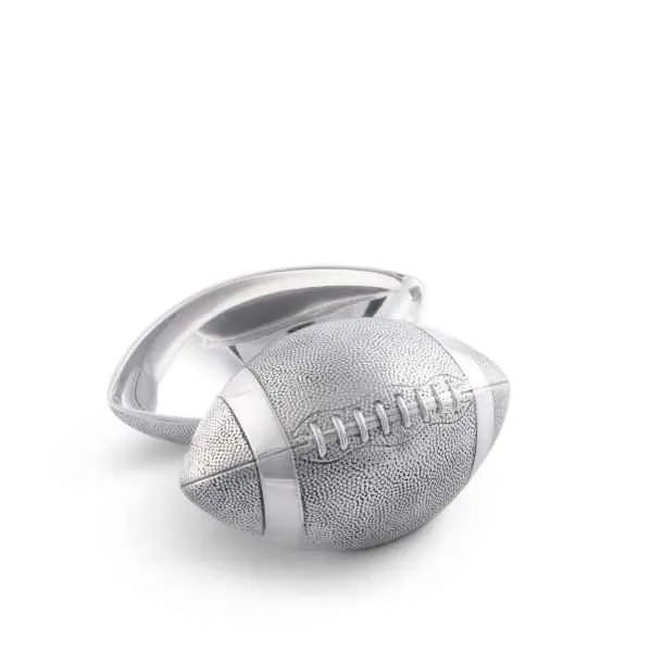 Chip & Dip Rectangle Tray- Football
