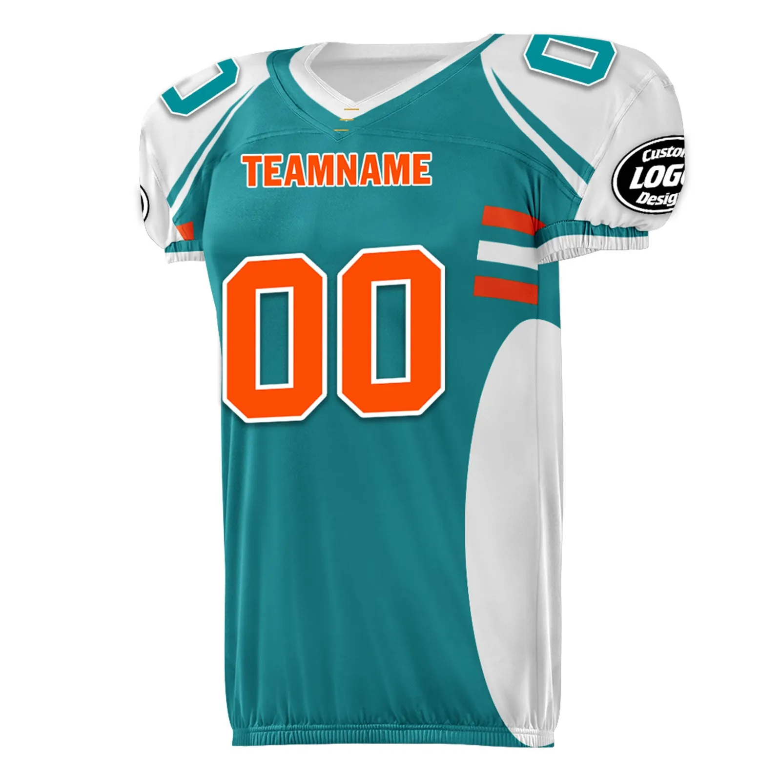 Custom Blue White Florida High-Performance American Football Jersey FBJ06-D023001-24