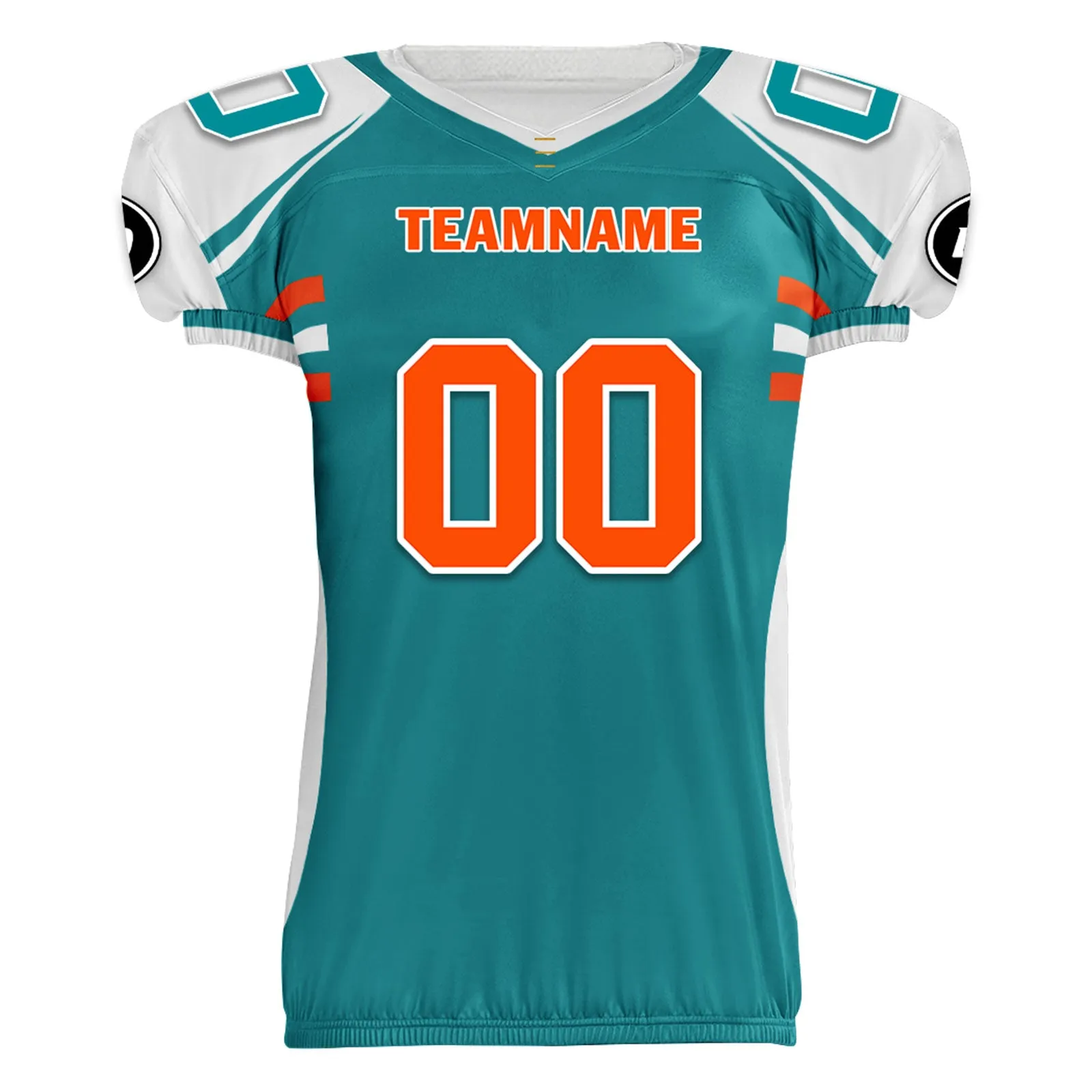Custom Blue White Florida High-Performance American Football Jersey FBJ06-D023001-24