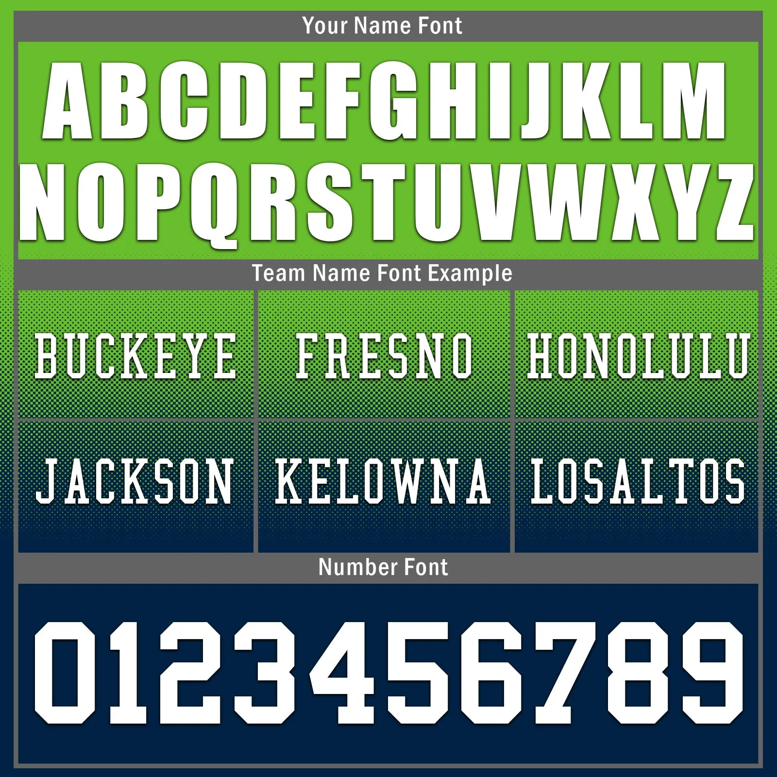 Custom Green Blue Seattle Personalized Authentic Football Jersey FBJ02-D020249-27