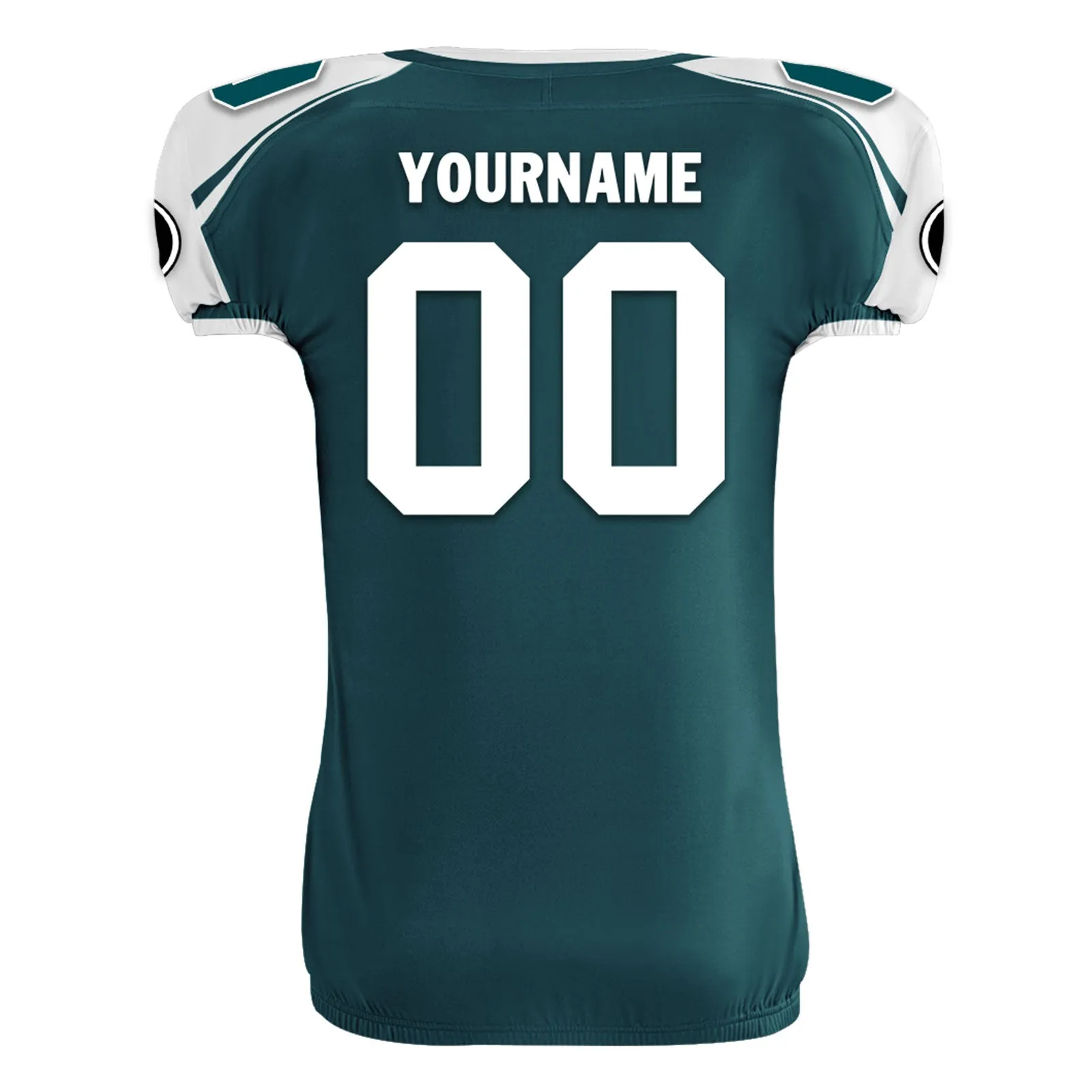 Custom Green White Pennsylvania High-Performance American Football Jersey FBJ06-D023001-23