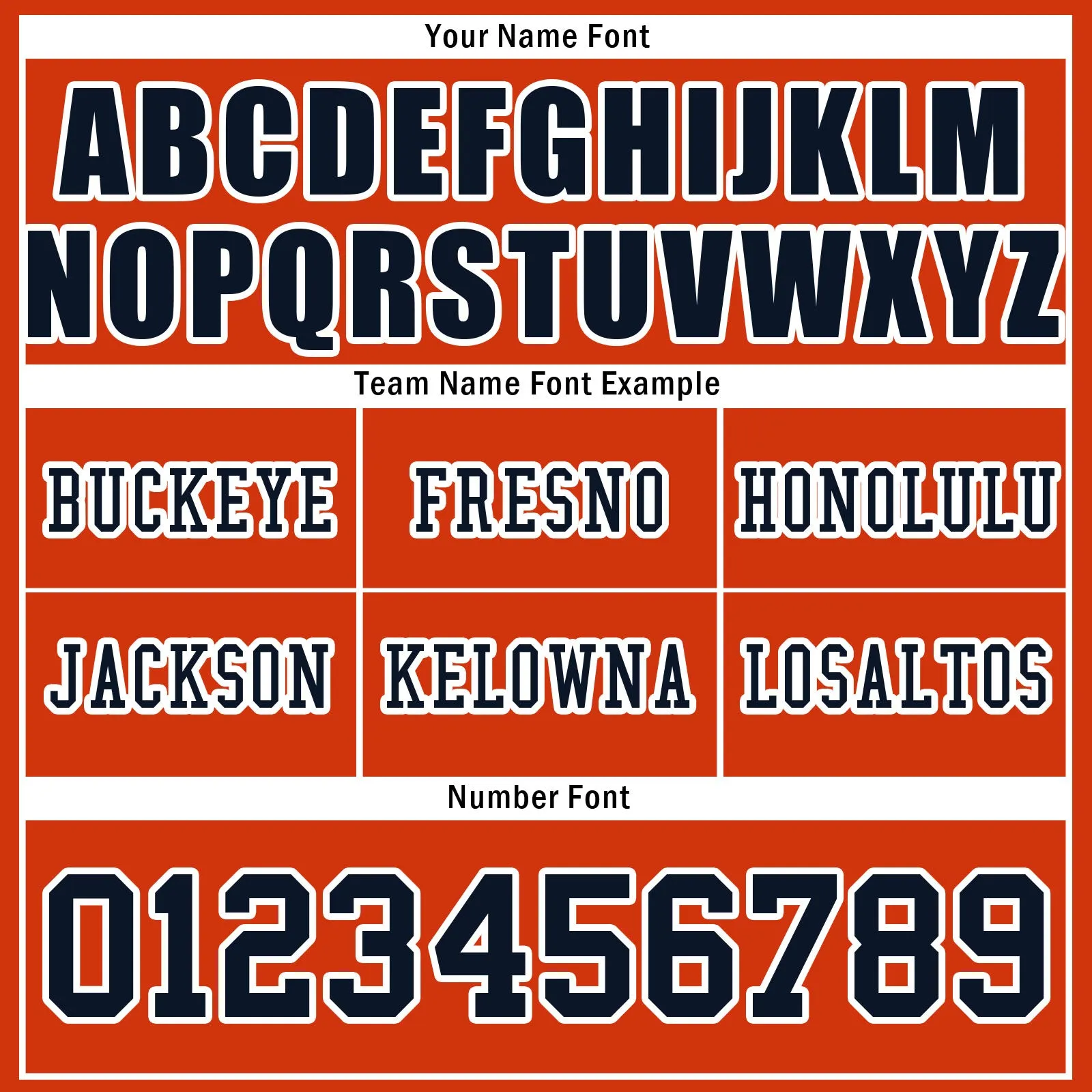 Custom Orange Chicago Personalized Authentic Football Jersey FBJ02-D025033-7