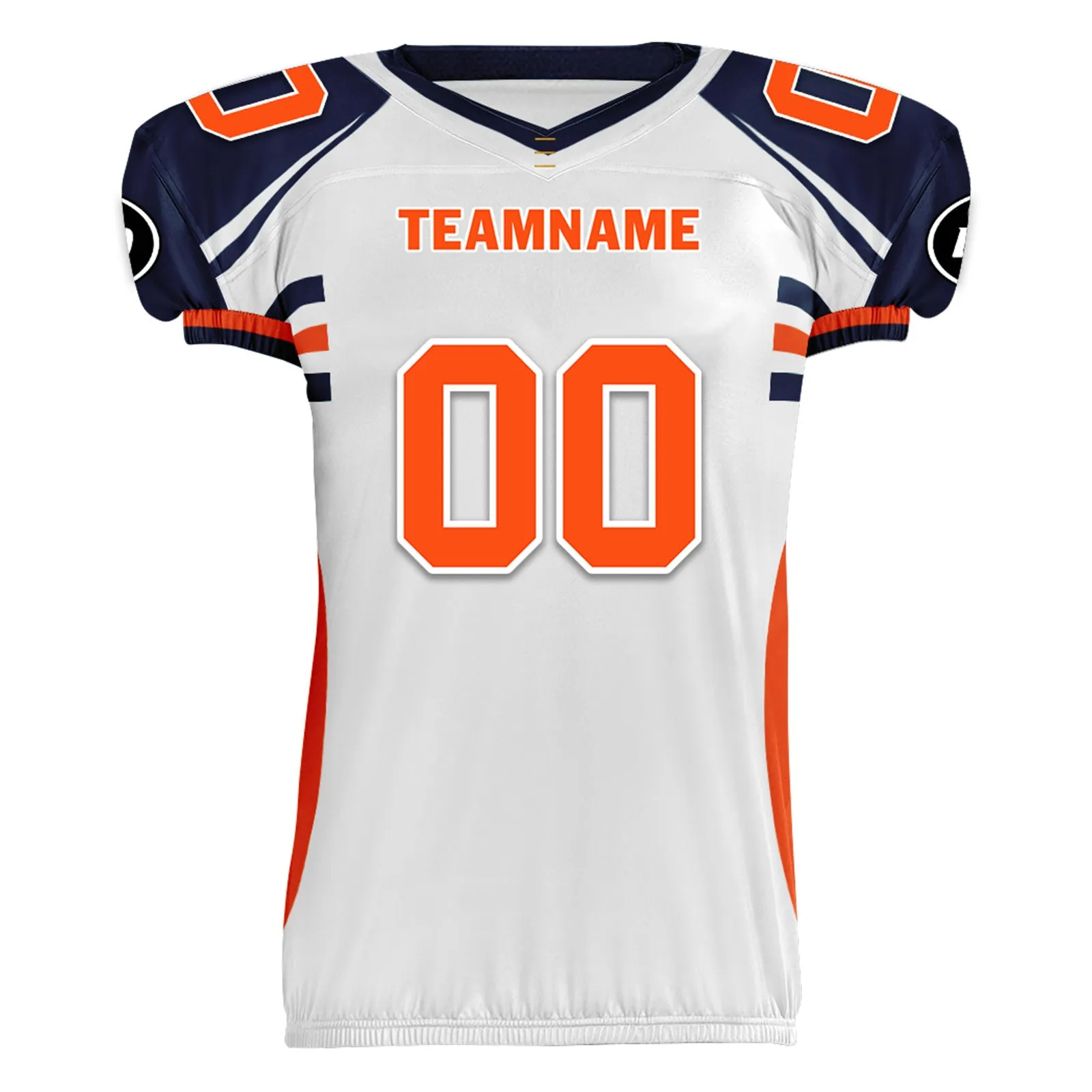 Custom Orange White Colorado High-Performance American Football Jersey FBJ06-D023001-10