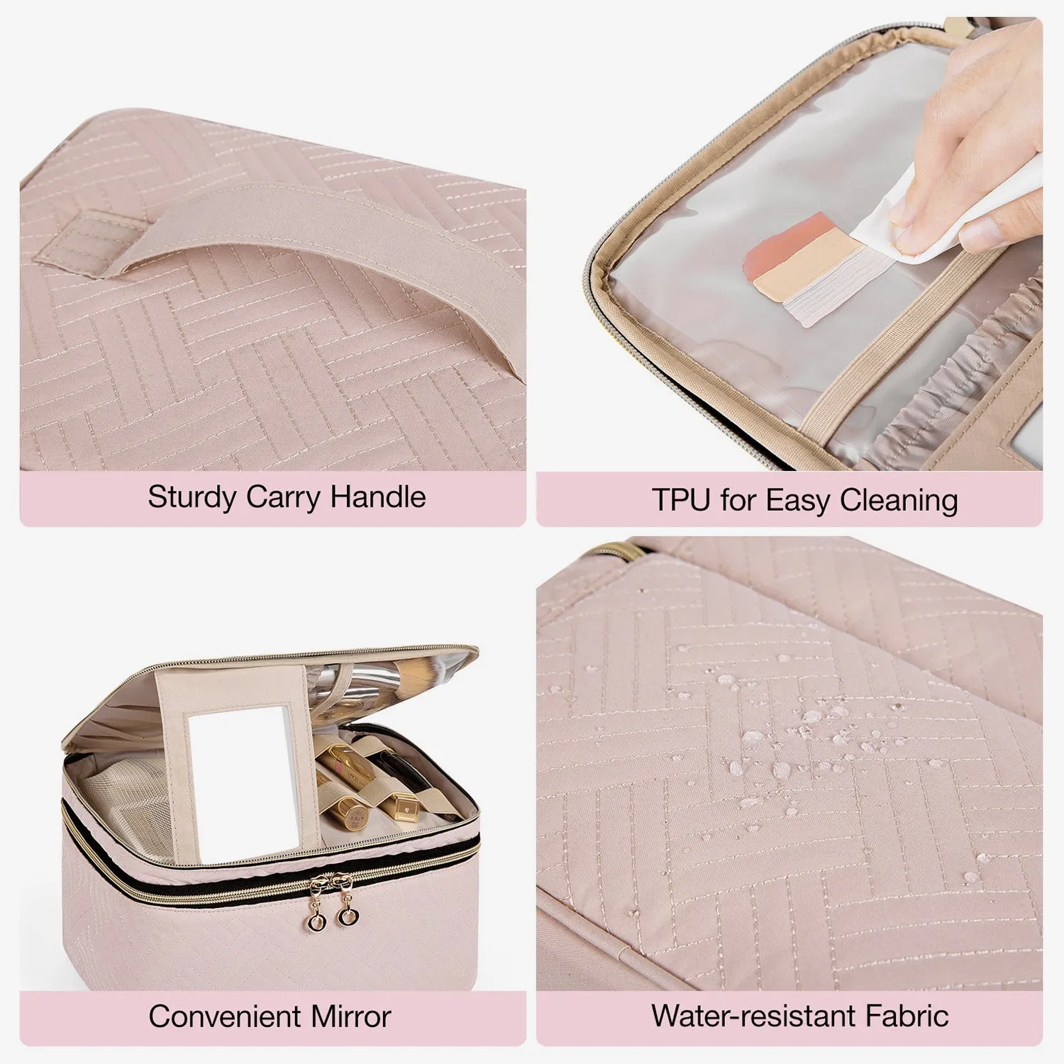 Double Layer Makeup Bag