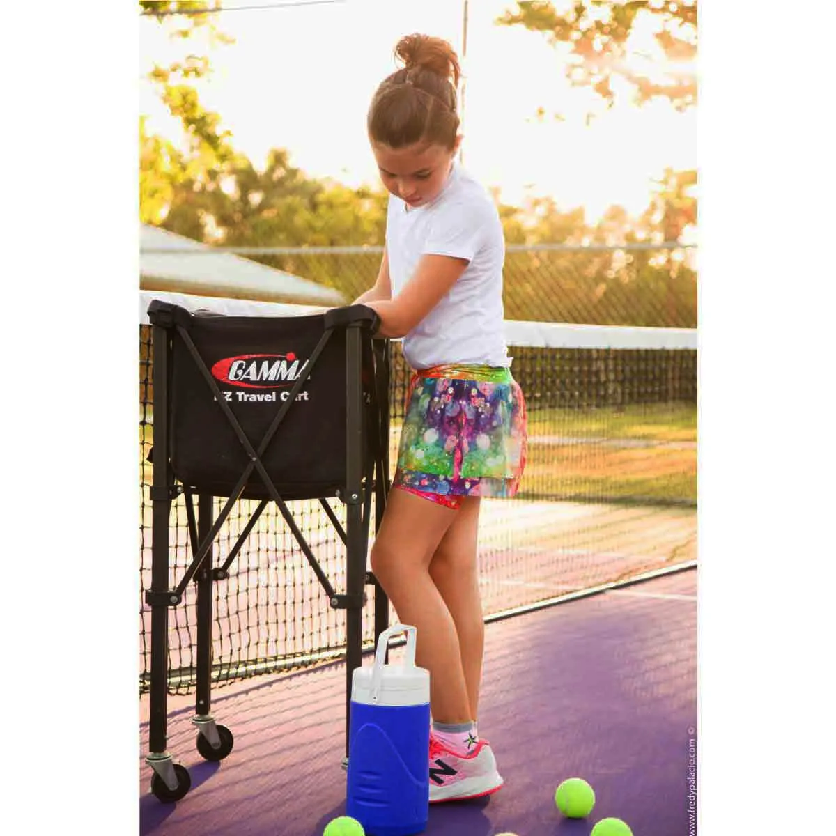 DREAM - GIRLS' CONFETTI TENNIS MESH SKORT