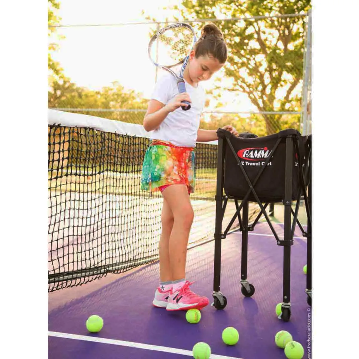 DREAM - GIRLS' CONFETTI TENNIS MESH SKORT