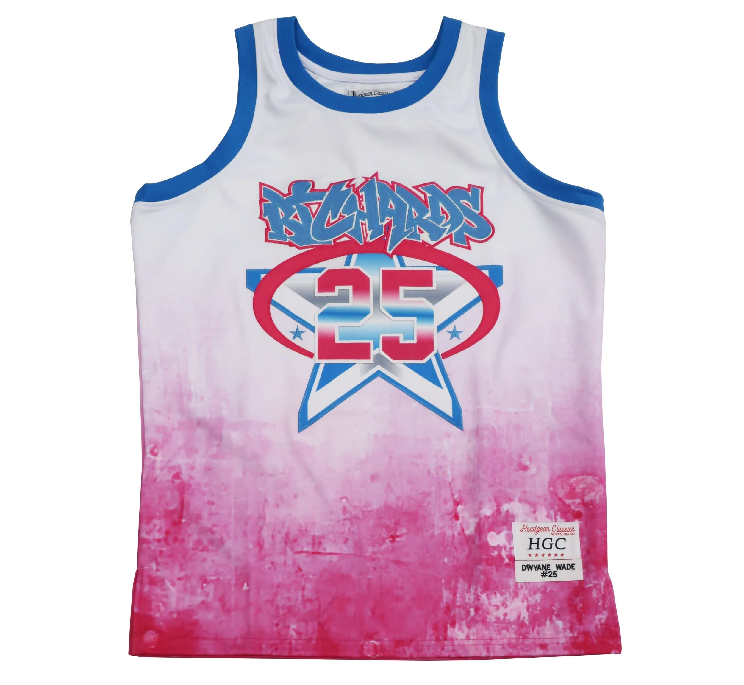 DWAYNE WADE HIGH SCHOOL PINK/WHITE BASKETBALL JERSEY HGA074-BBJ-27