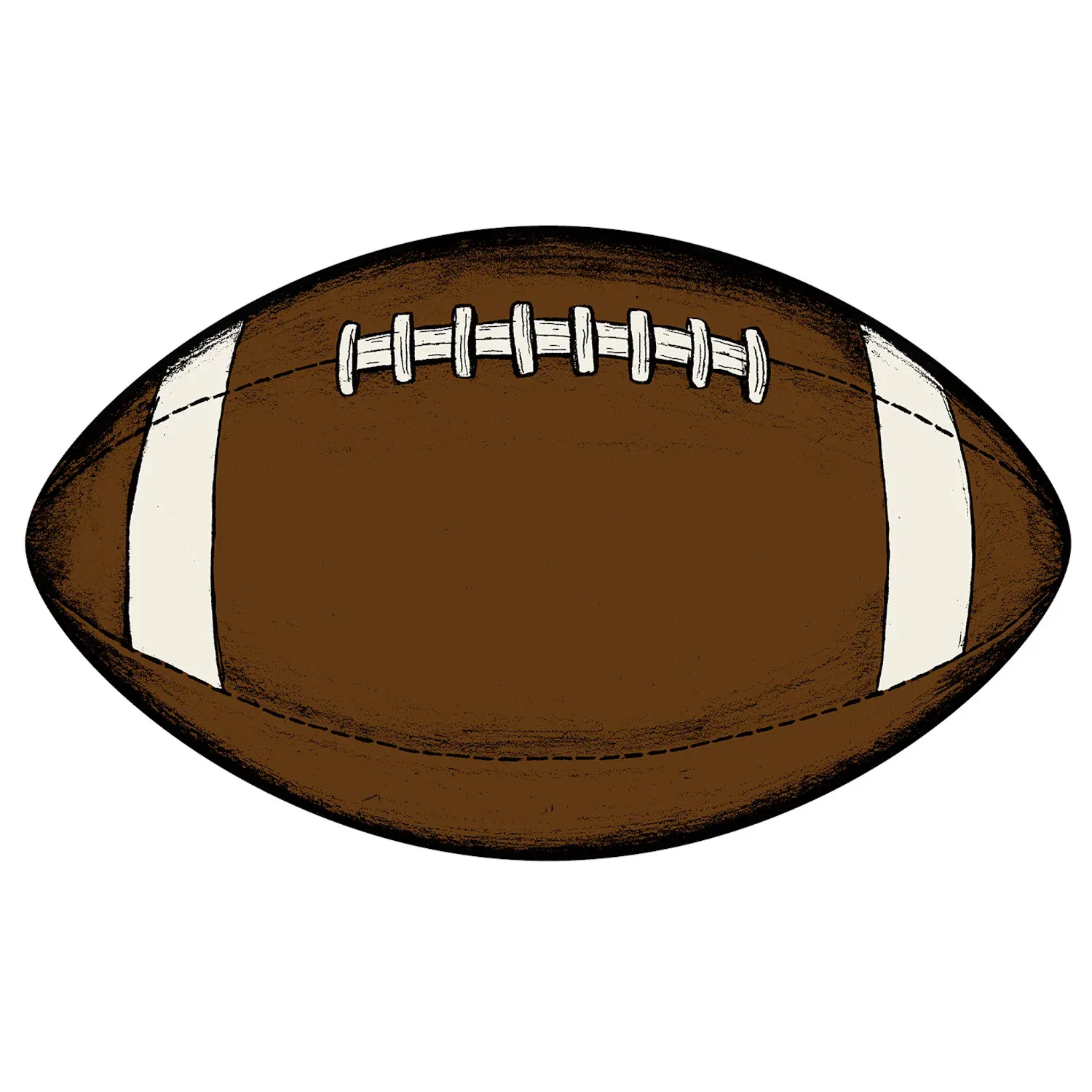Football Die Cut Paper Placemats Pack Of 12
