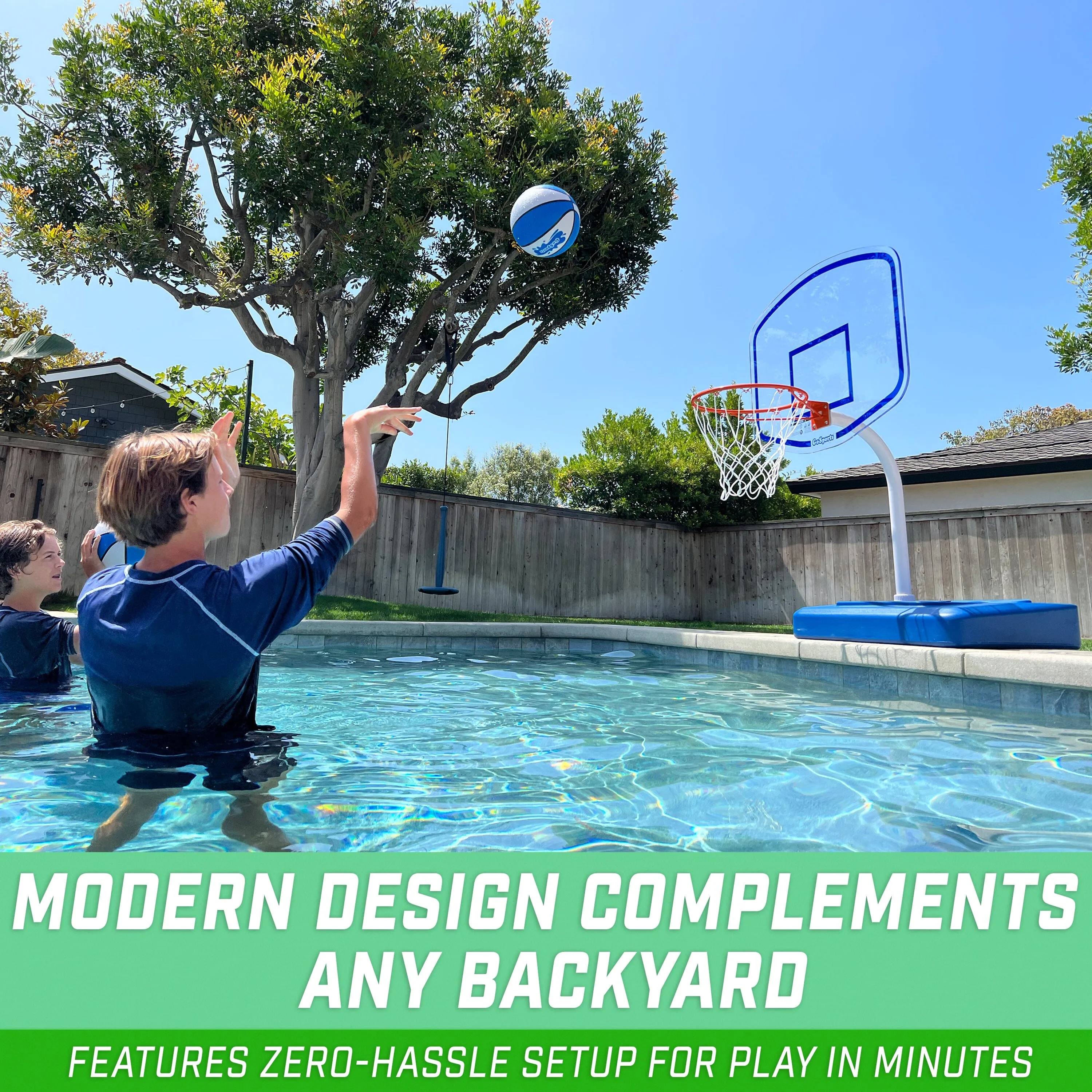 GoSports Premium Acrylic Backboard Splash Hoop ELITE