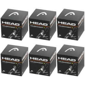HEAD Tournament Squash Ball Advanced Training Competition Bulk - 6 Balls