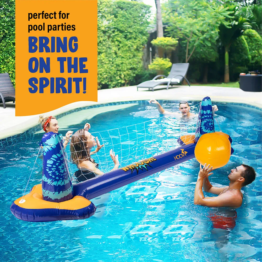 Inflatable Pool Game Combo - Volleyball & Basketball