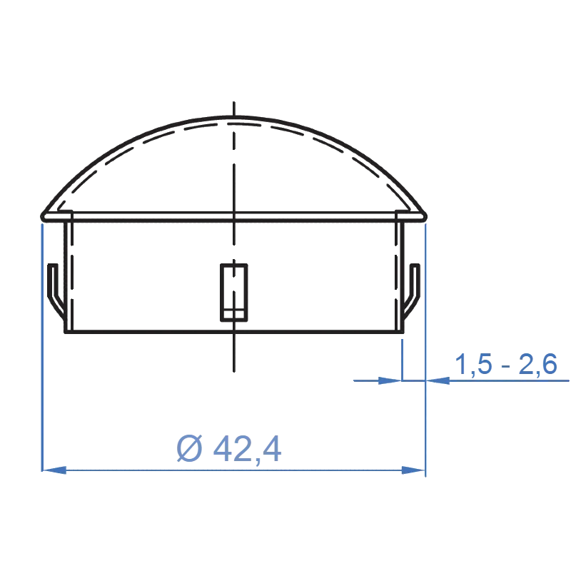 Inox ® Pressure Locked End Cap
