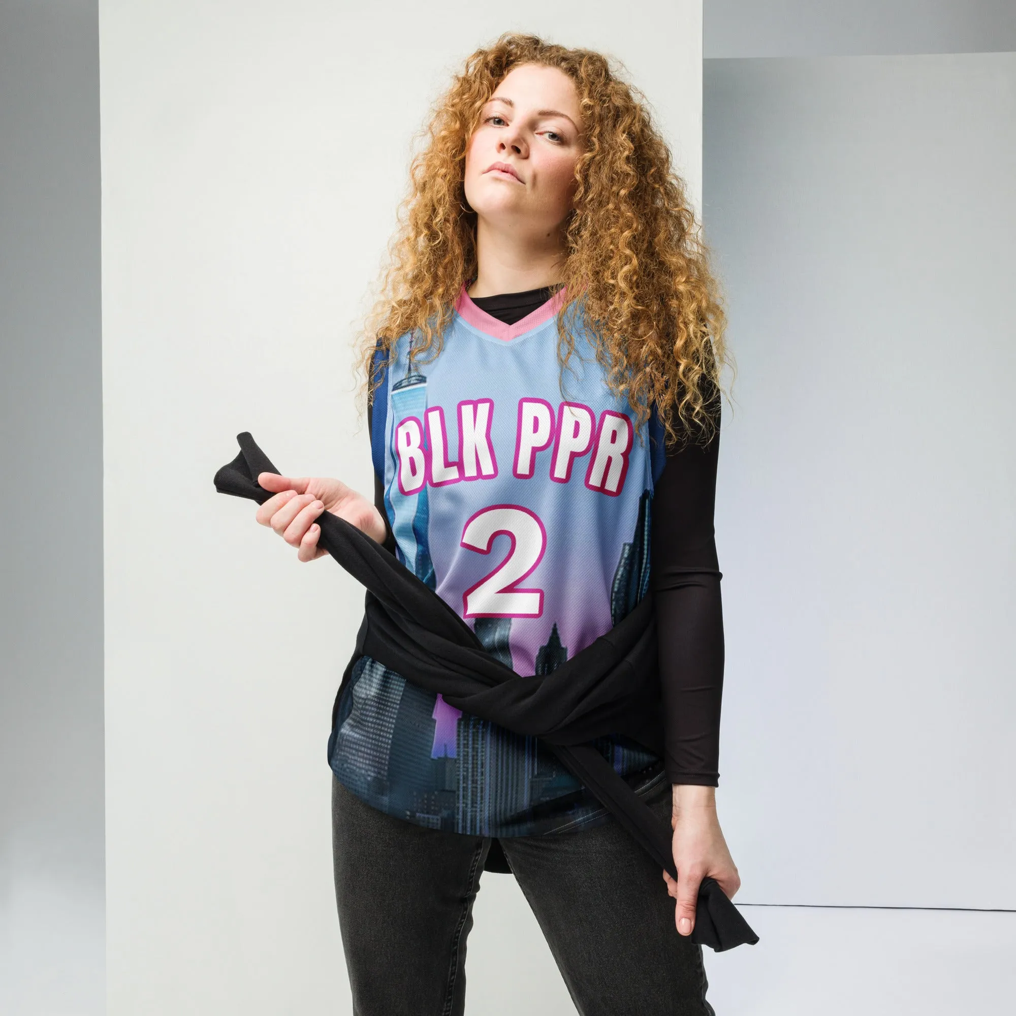 Jersey - BLK PPR B-Ball Skyline