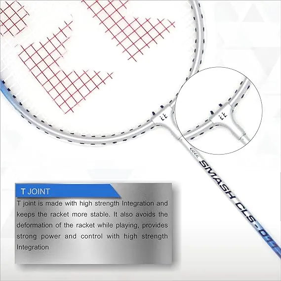 KONEX Badminton Racket CLS 011 (Silver/Blue)