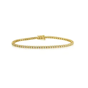 L.A. Tennis Bracelet 1,00 ct. - Gelbgold