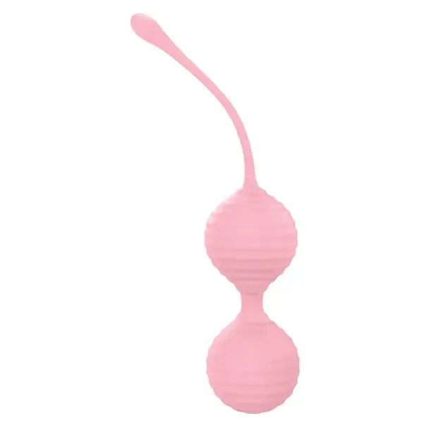 Luv Inc Kg88 Kegel Balls Ribbed Silicone 2-Piece Set