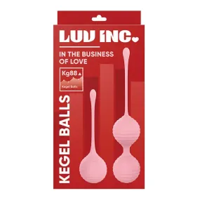 Luv Inc Kg88 Kegel Balls Ribbed Silicone 2-Piece Set