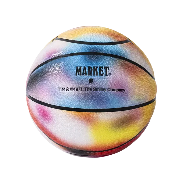 Market Smiley Near Sighted Basketball - Multi