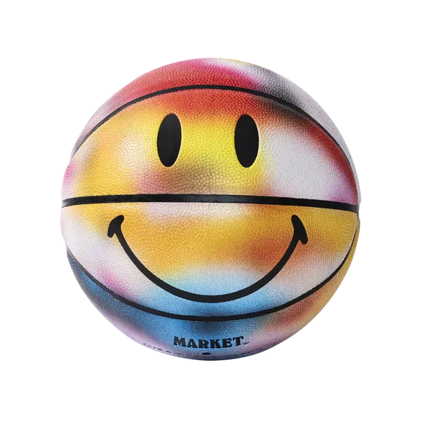 Market Smiley Near Sighted Basketball - Multi