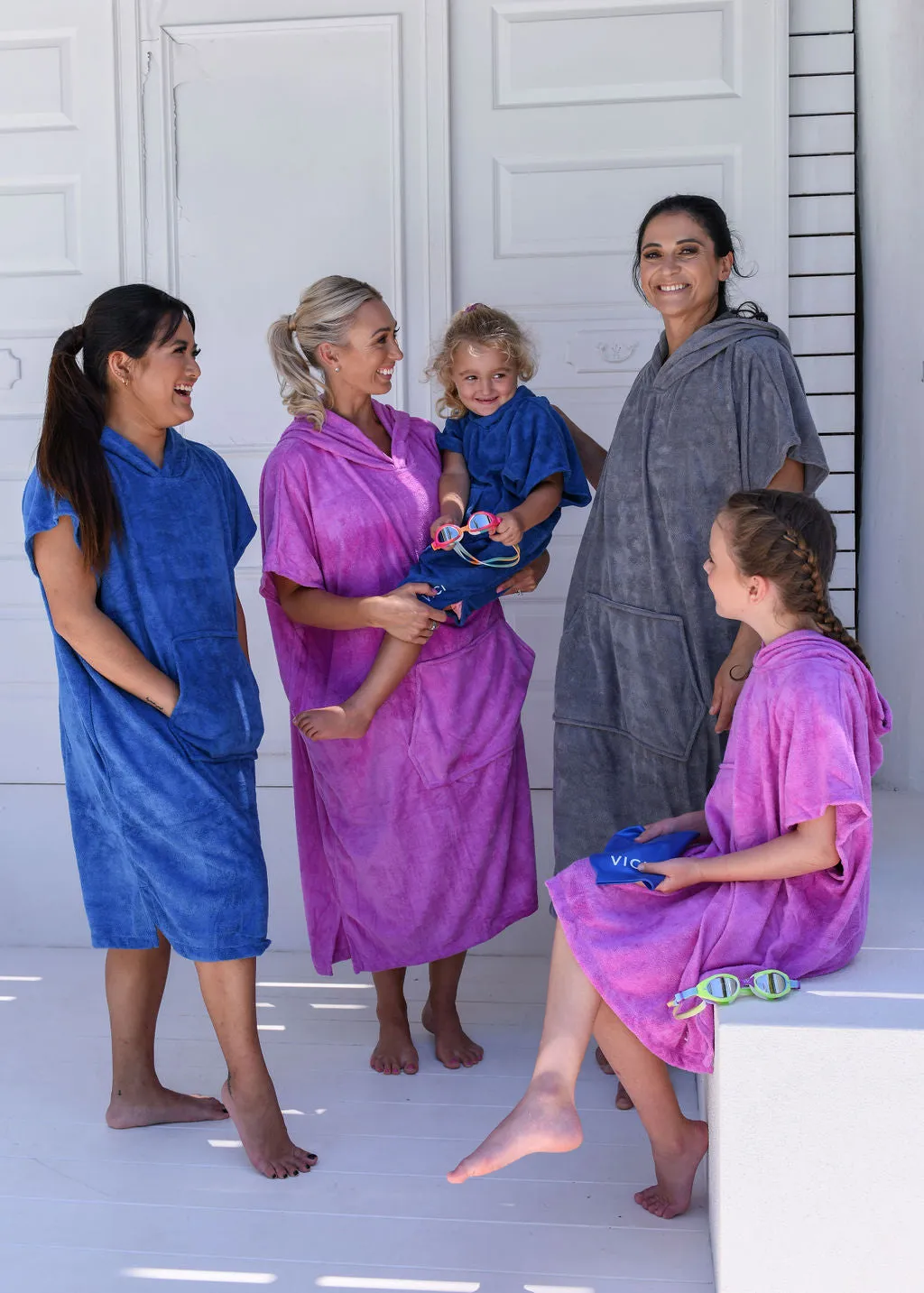 Multipurpose Poncho Towel - Rosebud