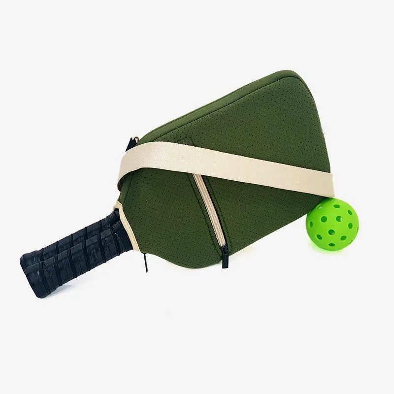 Neoprene Pickleball Paddle Cover Racket Sleeve with Carrying Strap