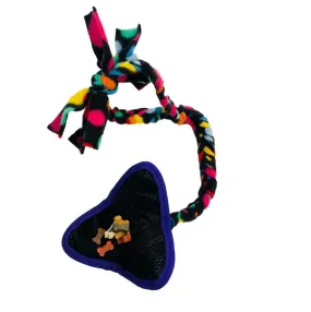 Paws Pocket Fleece Tug with Handle Small