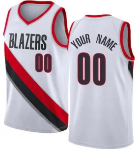 Portland Trailblazers Customizable Pro Style Basketball Jersey