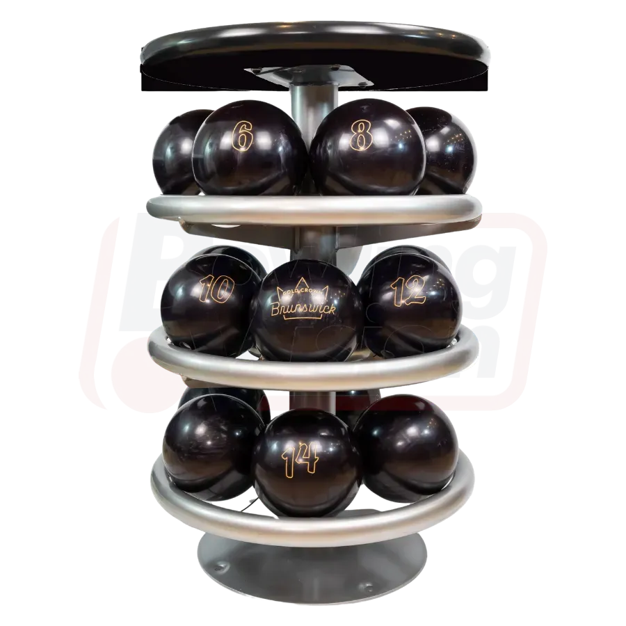 Pre-Drilled Brunswick Gold Crown - Vintage Black