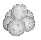 Rawlings Plastic Practice Baseballs - 6 Pack