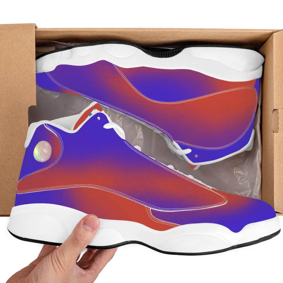 RVT Basketball Shoes - Blue Flame