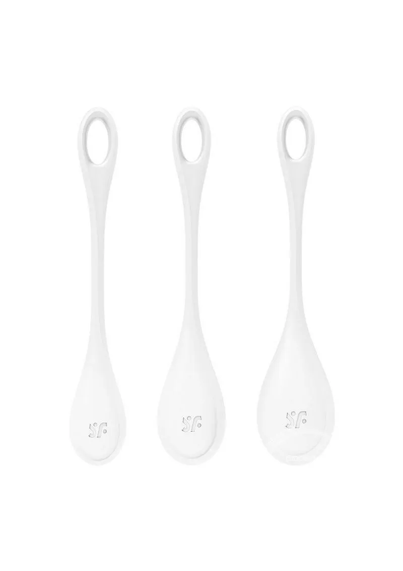 Satisfyer Yoni Power 1 Silicone Weighted Ben Wa Balls Set for Pelvic Floor Training