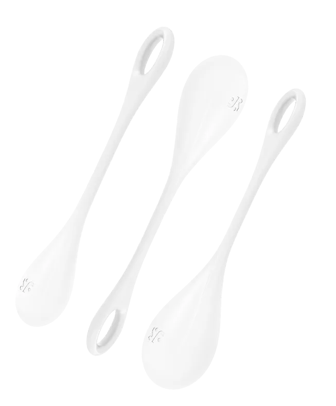 Satisfyer Yoni Power 1 Silicone Weighted Ben Wa Balls Set for Pelvic Floor Training