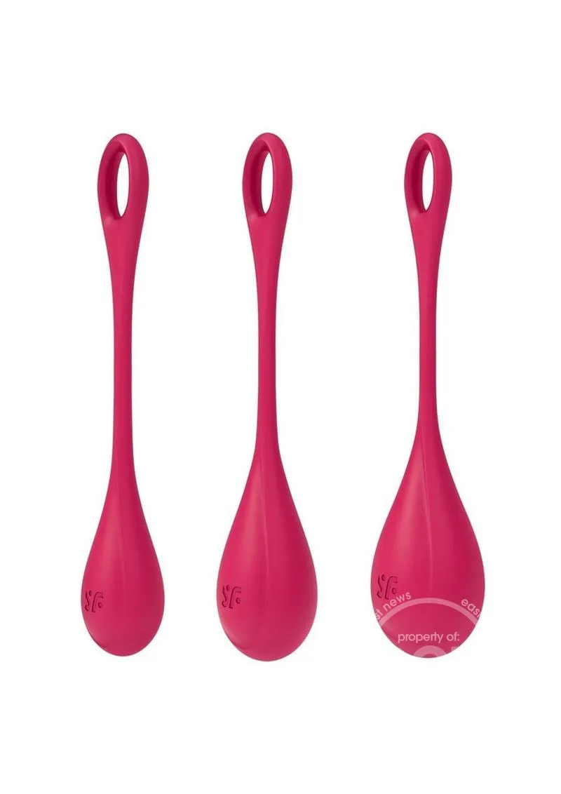 Satisfyer Yoni Power 1 Silicone Weighted Ben Wa Balls Set for Pelvic Floor Training